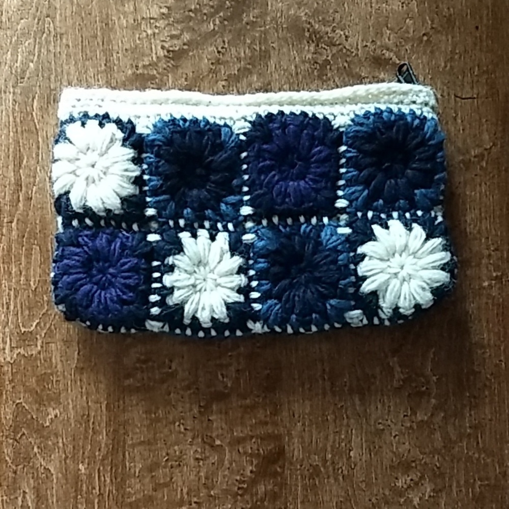 Wool Crocheted Clutch